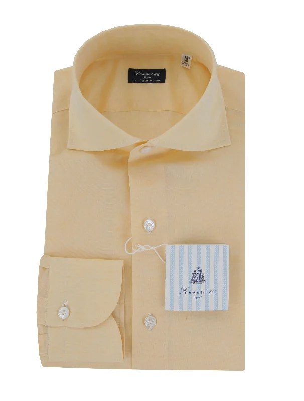 Finamore Napoli Yellow Shirt - Slim