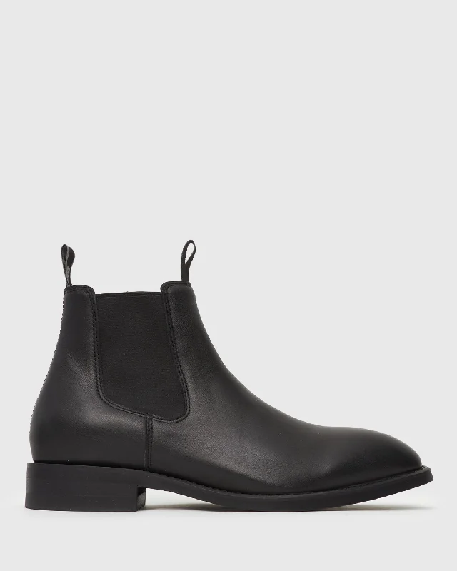 HERITAGE Leather Chelsea Ankle Boots