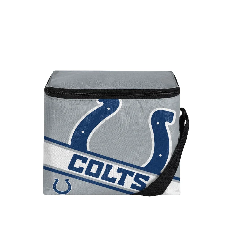 Indianapolis Colts NFL Big Logo Stripe 6 Pack Cooler