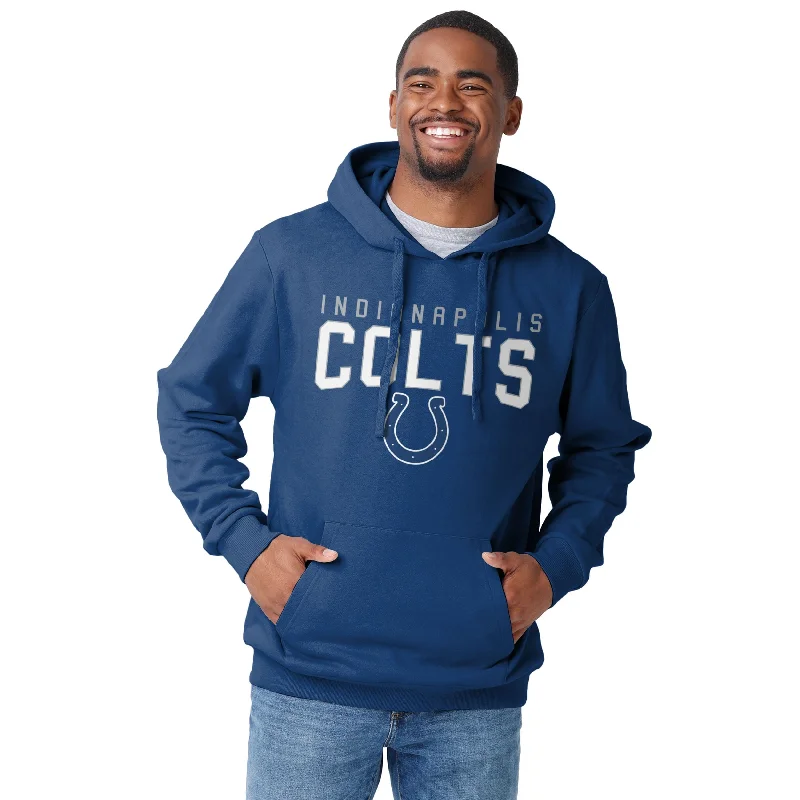 Indianapolis Colts NFL Mens Solid Hoodie