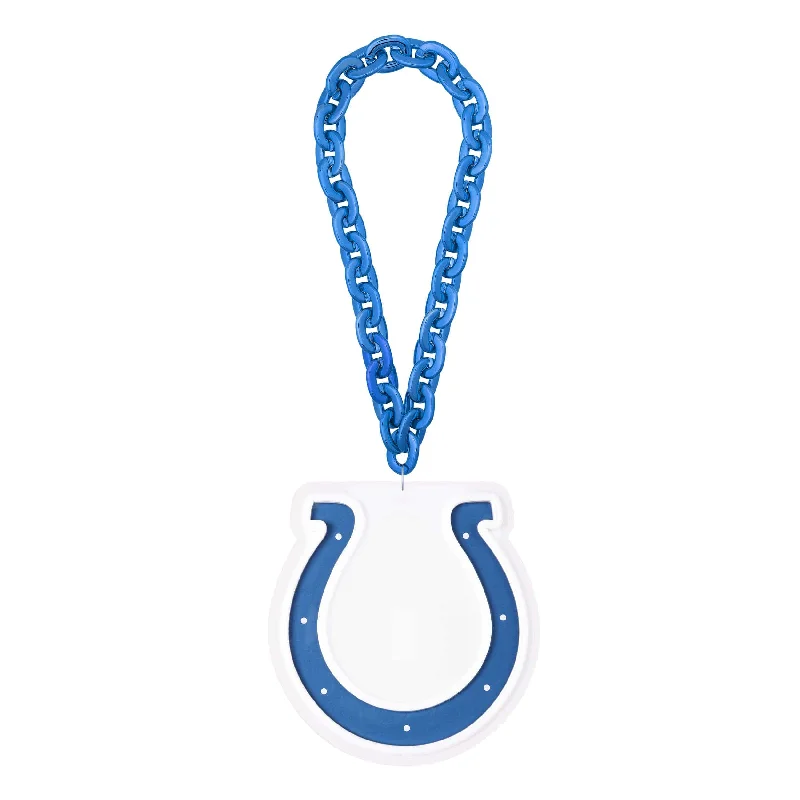 Indianapolis Colts NFL Neon Light Up Big Logo Chain (PREORDER - SHIPS EARLY DECEMBER)