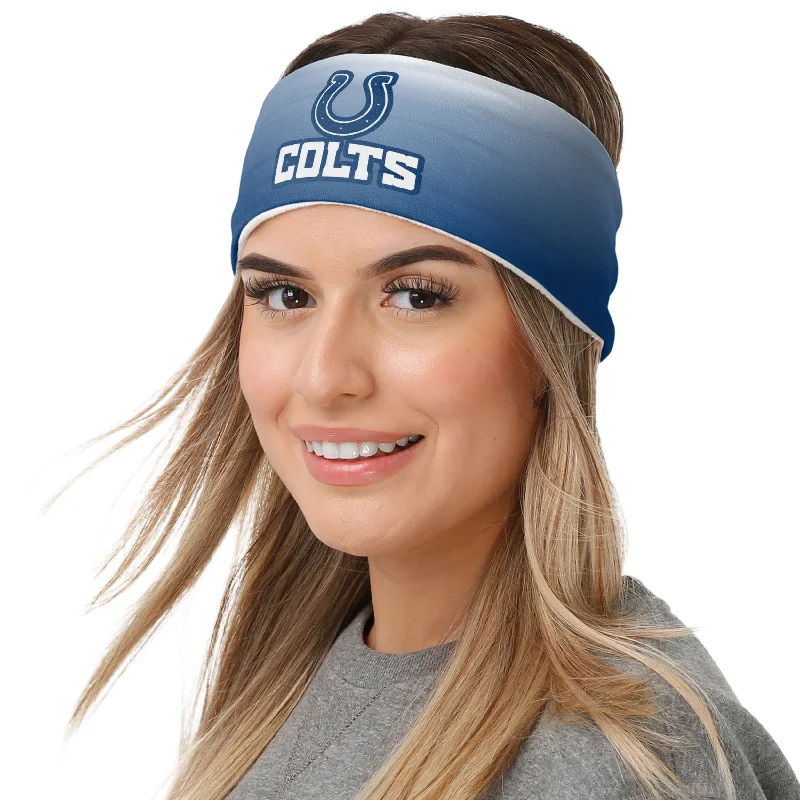 Indianapolis Colts NFL Womens Gradient Printed Headband