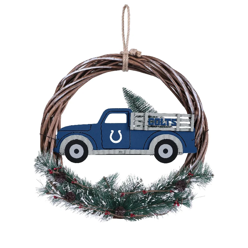 Indianapolis Colts NFL Wreath With Truck