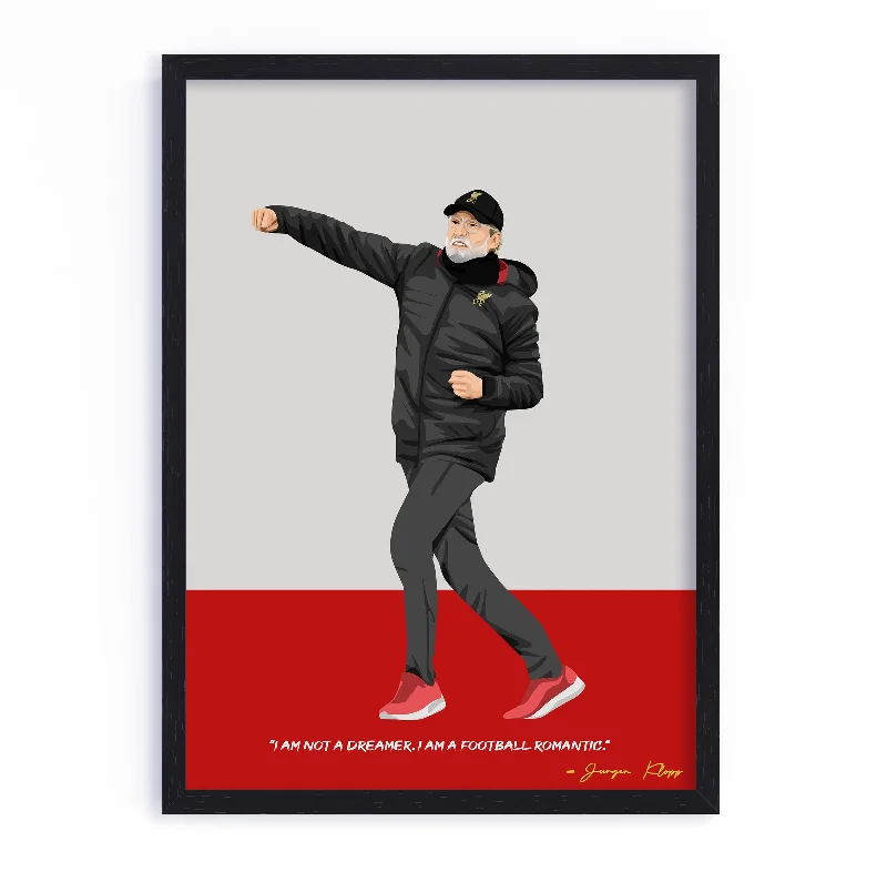 Jurgen Klopp Liverpool Framed Poster