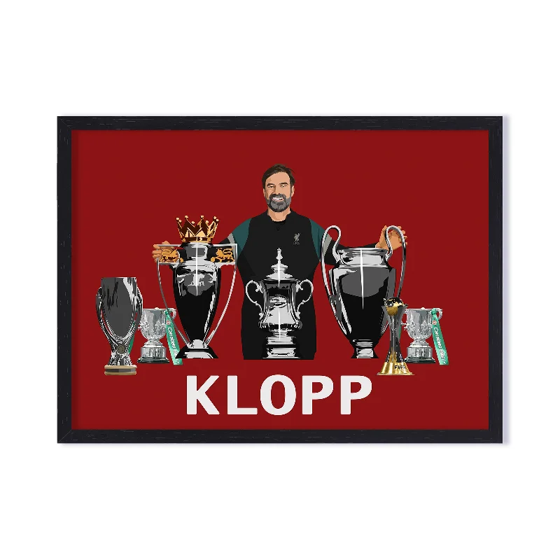 Jurgen Klopp Liverpool Tribute Art