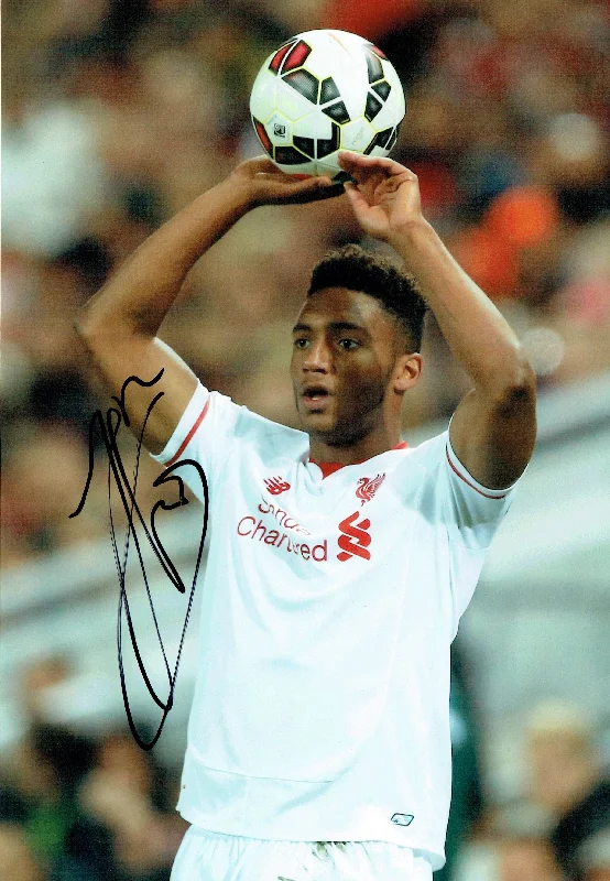 Joe Gomez - Liverpool - 12 x 8 Autographed Picture