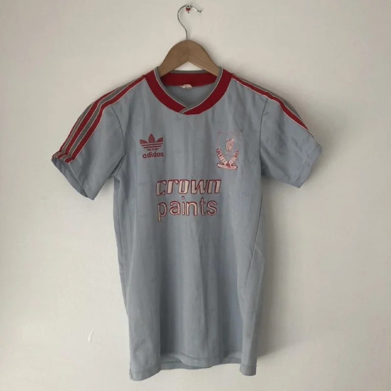 Liverpool 1987/1988 Grey Away Football Shirt (YL)