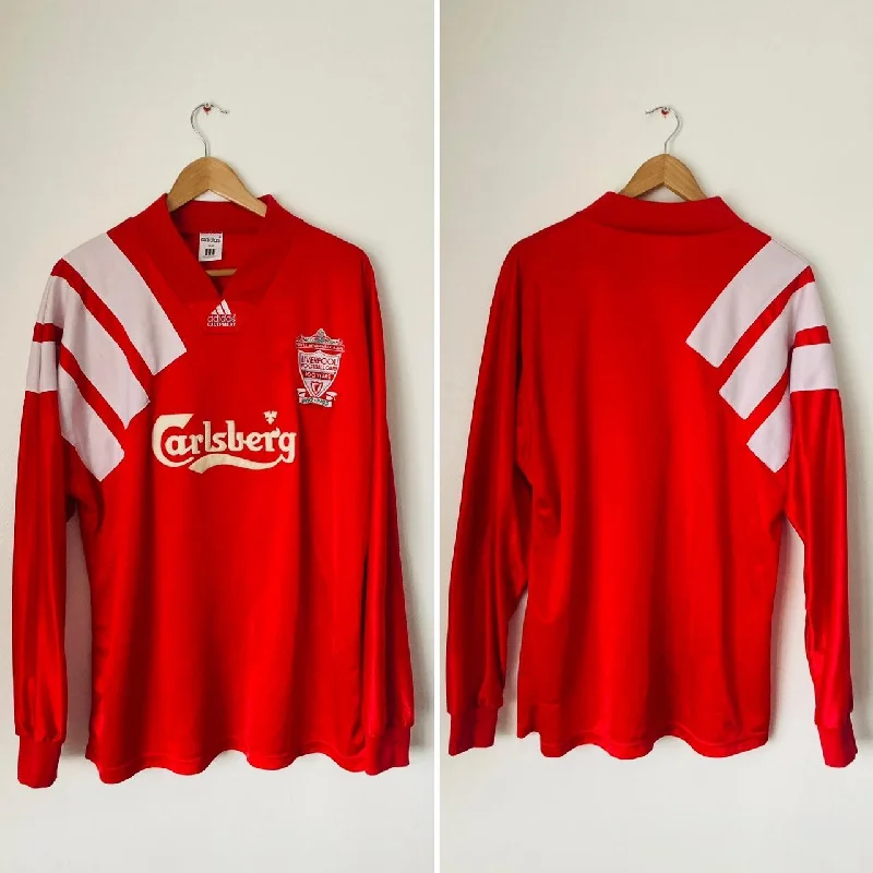 Liverpool 1992/1993 Red Home Football Shirt (XL)