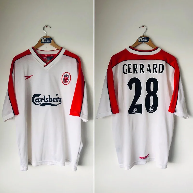 Liverpool 1998/1999 White Away Football Shirt (XXL)