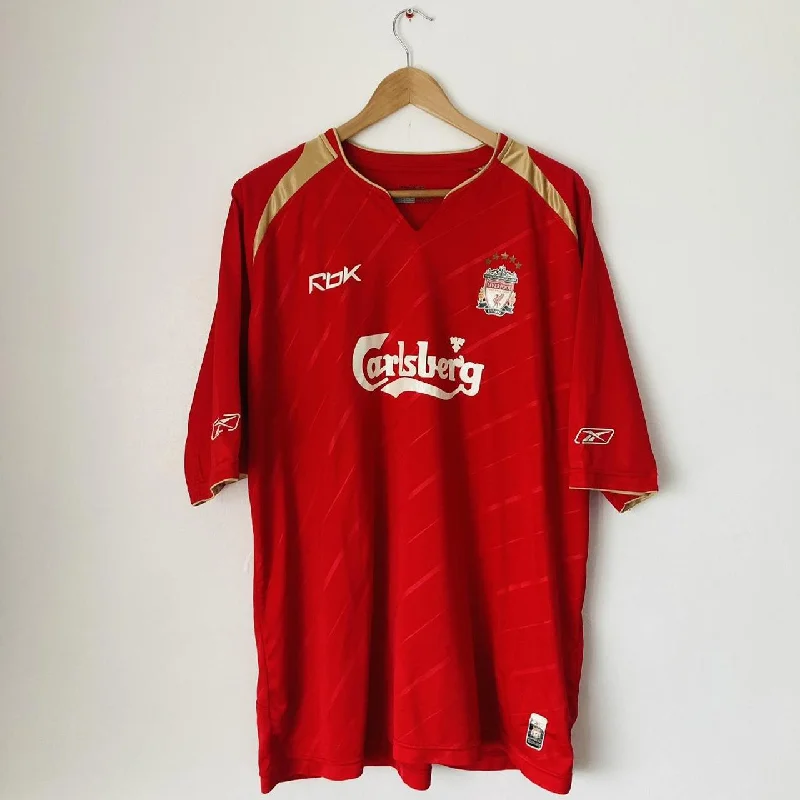 Liverpool 2005/2006 Red Cup Football Shirt (XXL)