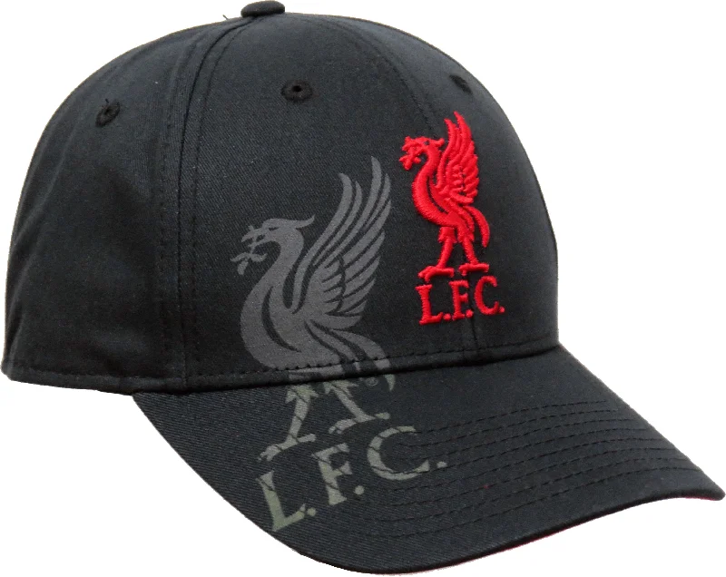 Liverpool FC Black Mass 47 Brand Obsidian MVP Team Cap