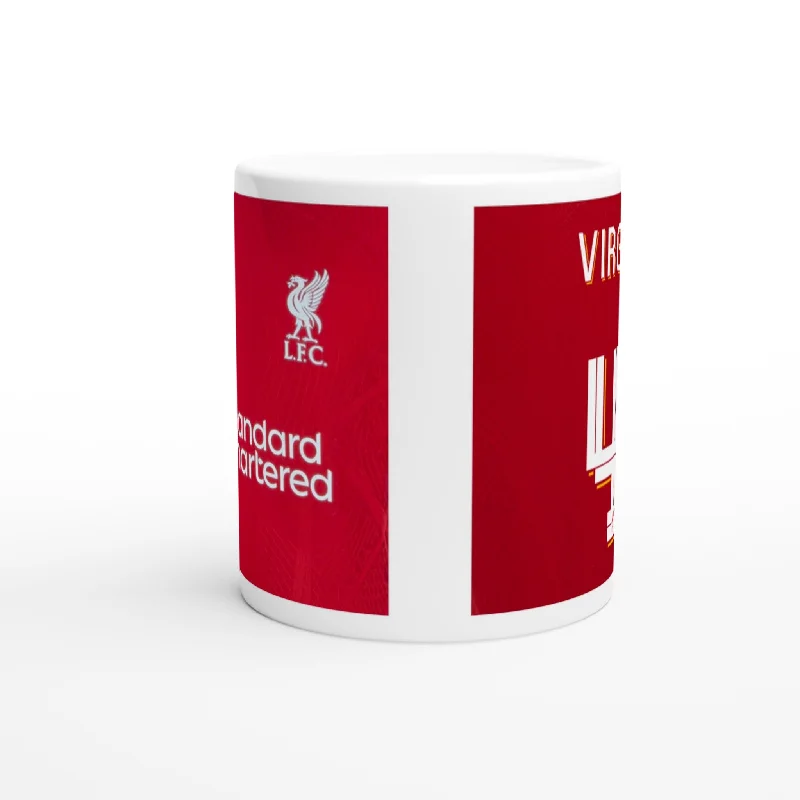 Liverpool - Virgil Van Dijk Carabao Cup Final - White 11oz Ceramic Mug