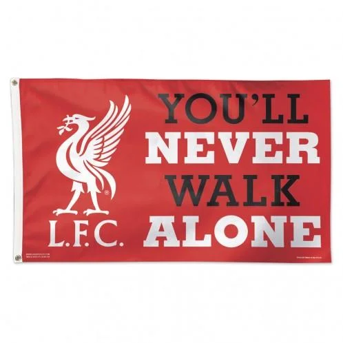 Liverpool YOU'LL NEVER WALK ALONE Flag - Deluxe 3' X 5'