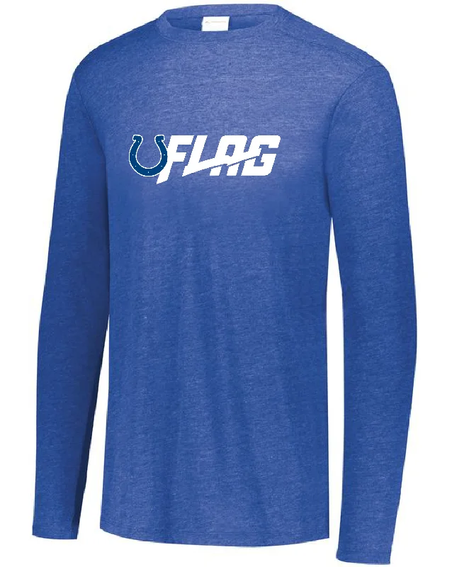 Long Sleeve Tri Blend - Adult - Indianapolis Colts