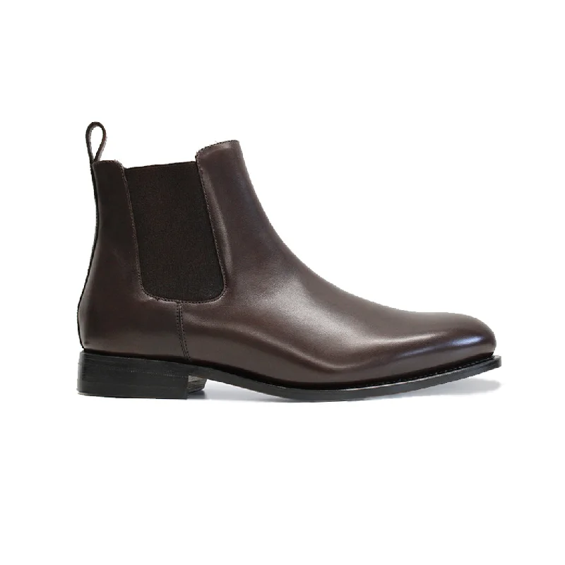 Lords Club Chelsea Boot - Chocolate Brown Box Calf