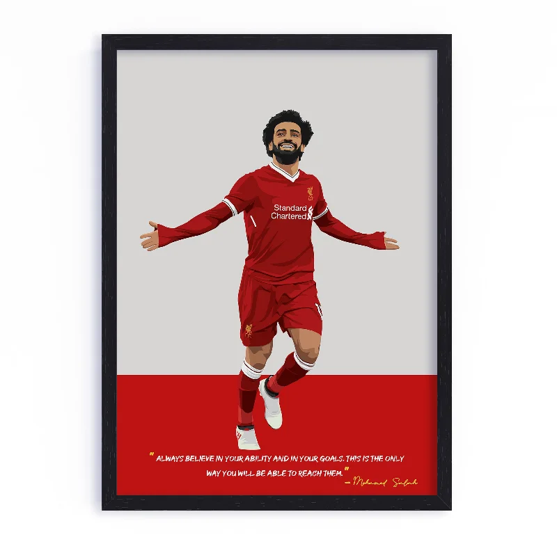 Mohamed Salah Liverpool Framed Poster