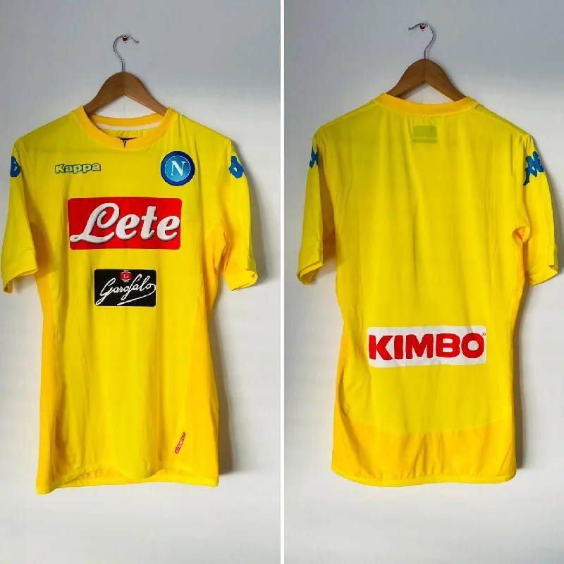 Napoli 2018/2019 Yellow Third Football Shirt (L)