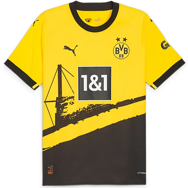 Puma Borussia Dortmund Authentic Home Jersey 23/24 (Cyber Yellow/Puma Black)