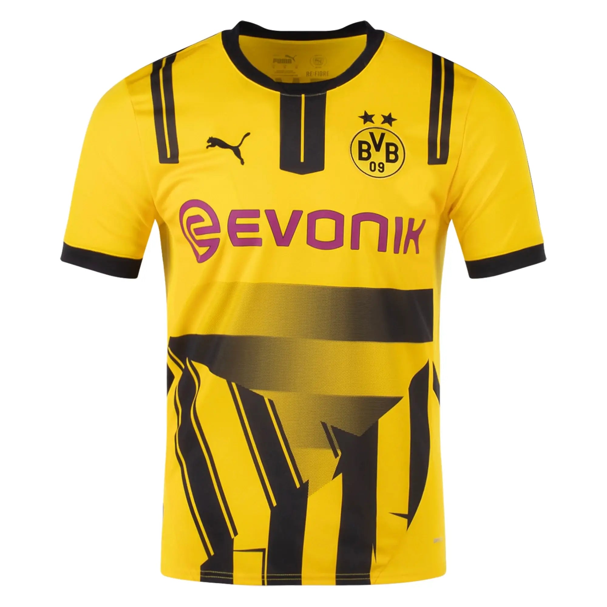 PUMA Men's Borussia Dortmund 2024/25 Cup Jersey Yellow/Black