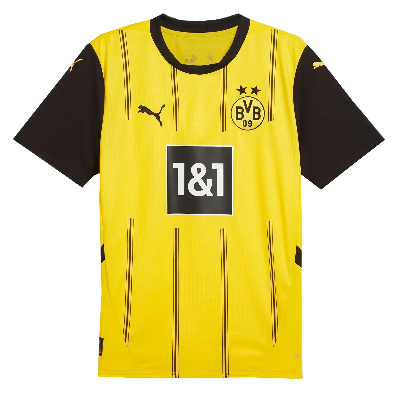 PUMA Men's Borussia Dortmund 2024/25 Home Jersey Yellow/Black