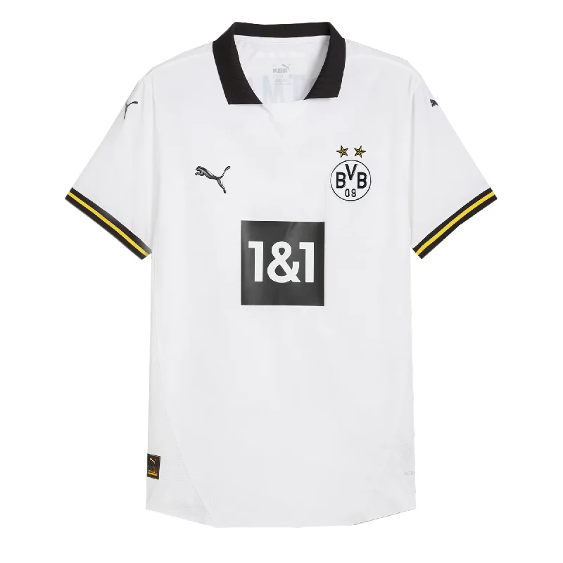 PUMA Men's Borussia Dortmund 2024/25 Authentic Third Jersey White/Black