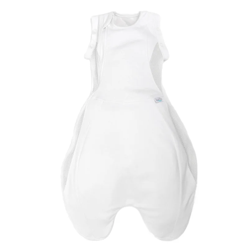 Purflo 2.5 Tog Swaddle to Sleep Bag – Soft White