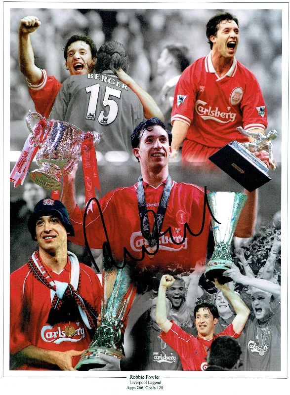 Robbie Fowler - Liverpool - 16 x 12 Autographed Picture