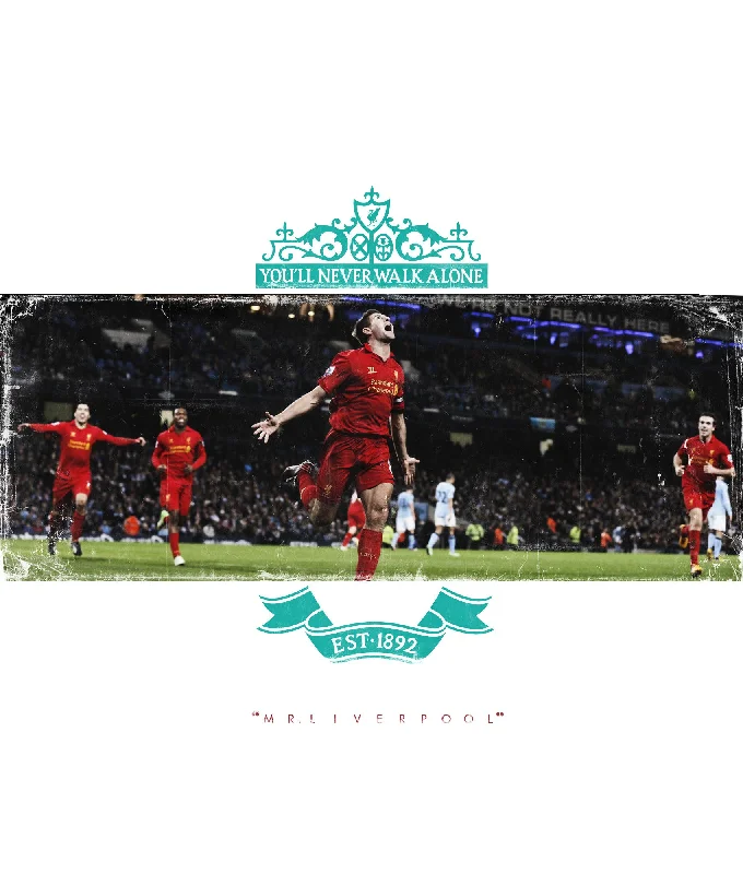 Steven Gerrard | Liverpool  Minimal Art