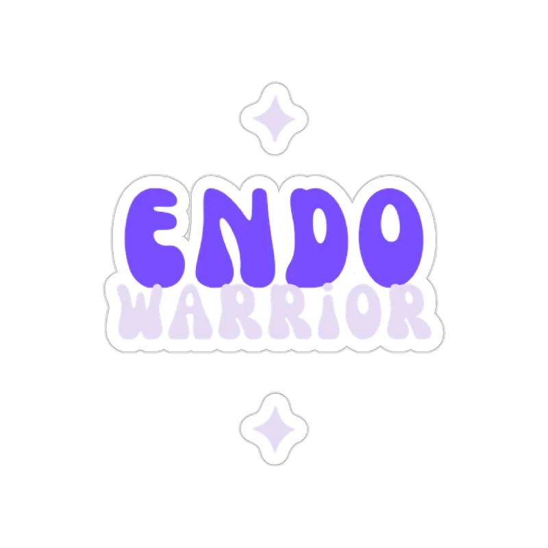 Sticker Retro Purple Endo Warrior