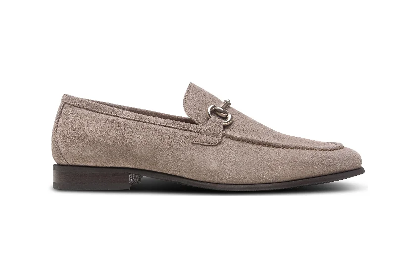 Horsebit Loafer - Taupe Süet