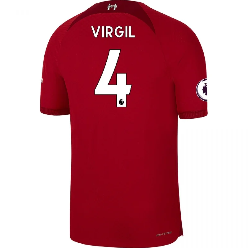 Virgil van Dijk Liverpool 22/23 Player Version I Home Jersey