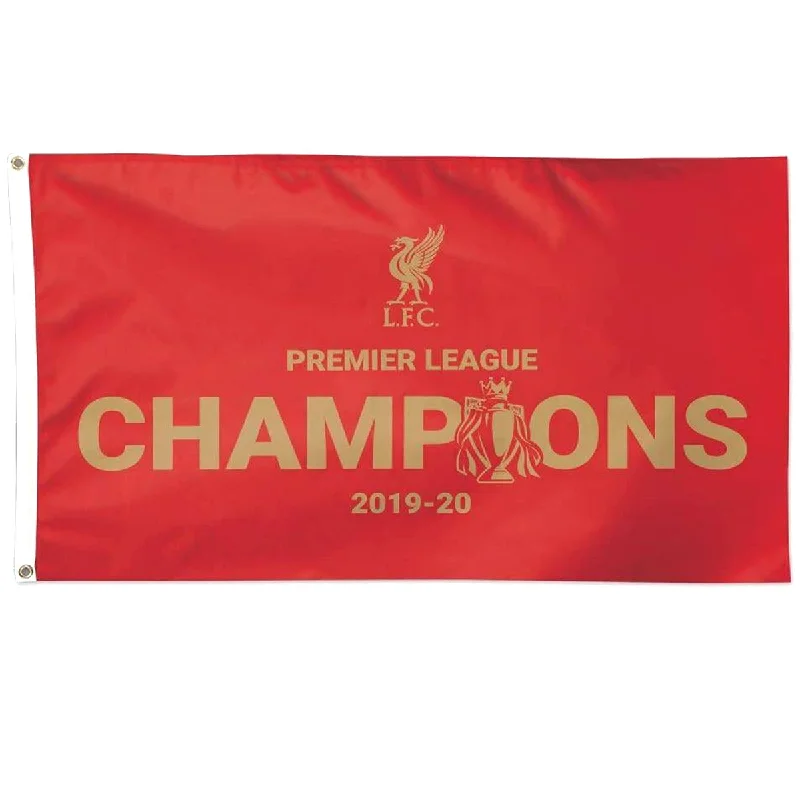 WinCraft Liverpool FC Premier League Champions 2019-20 Deluxe Flag 3' x 5'